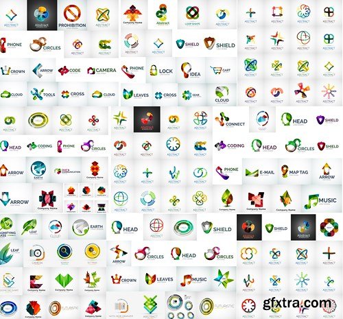 Logos, Icons &amp; Design Elements - MEGA Vector Collection, 25xEPS