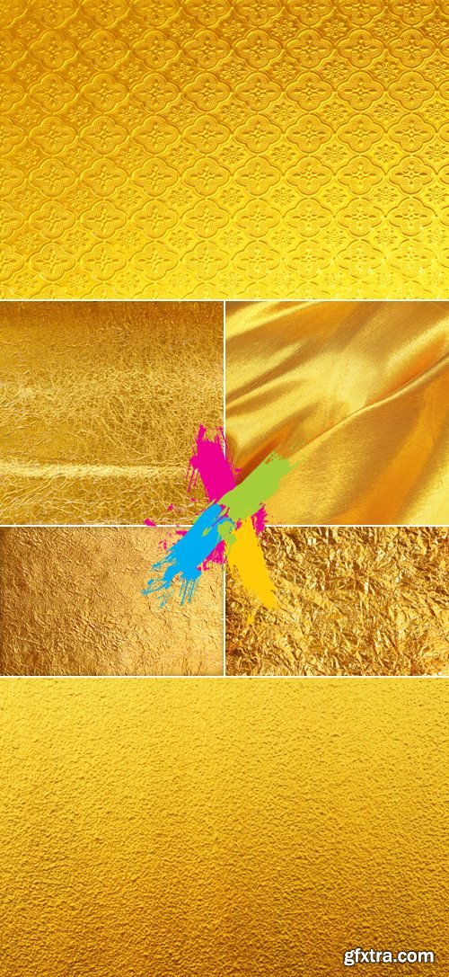 Stock Photo - Golden Textures 4