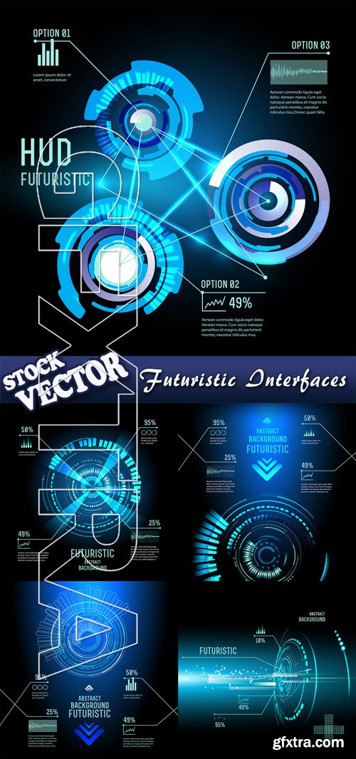 Stock Vector - Futuristic Interfaces
