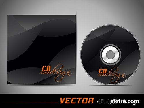 Collection of vector design elements picture CDs 25 Eps