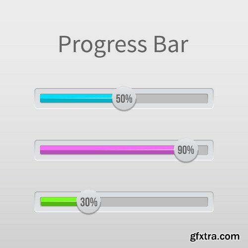 Progress Bars - 25x EPS