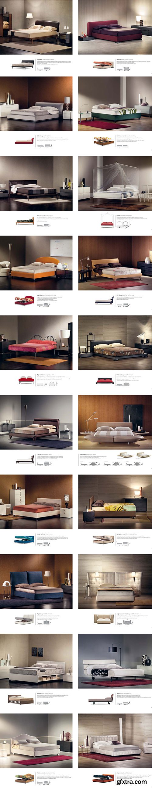Flou.it - 3D Bed Models Collection Flou.it - 3D Bed Models Collection