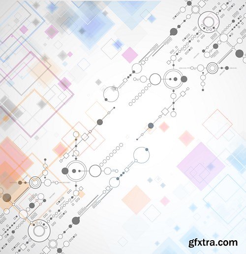 Abstract Background With Technological Elements - 2, 25xEPS