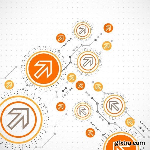 Abstract Background With Technological Elements - 2, 25xEPS