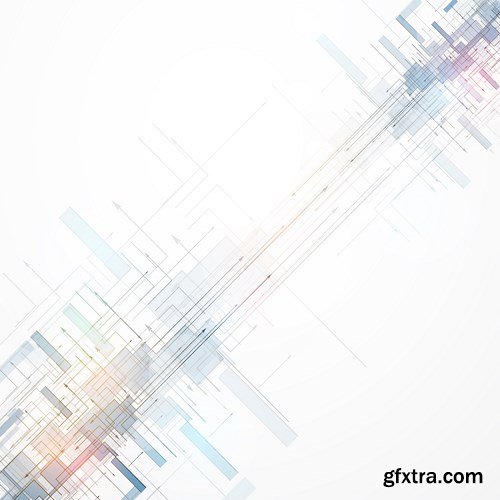 Abstract Background With Technological Elements - 2, 25xEPS