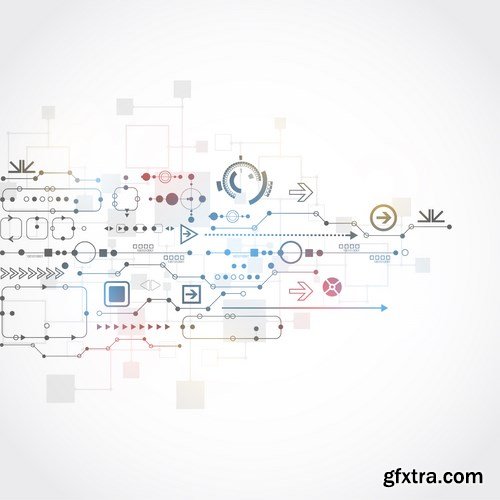 Abstract Background With Technological Elements - 2, 25xEPS