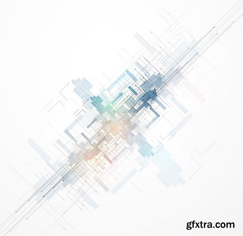 Abstract Background With Technological Elements - 2, 25xEPS