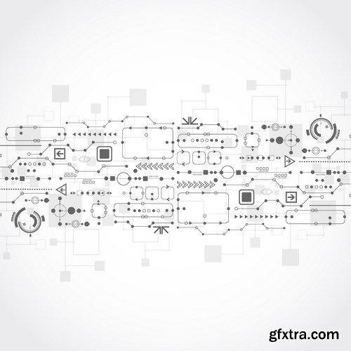 Abstract Background With Technological Elements - 2, 25xEPS