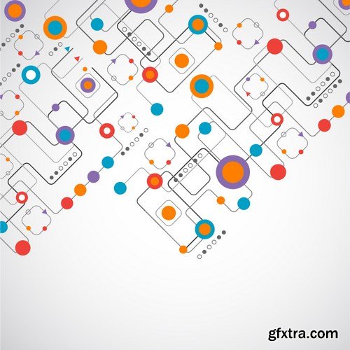 Abstract Background With Technological Elements - 2, 25xEPS