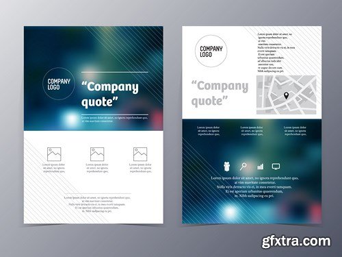 Flyer and Brochure Design 3, 25xEPS