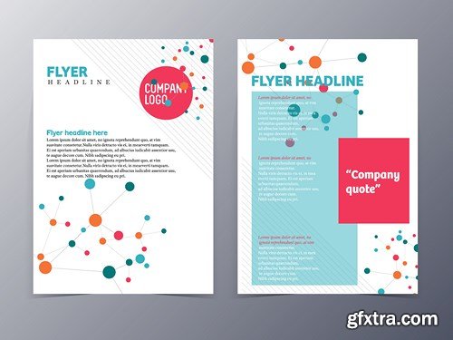 Flyer and Brochure Design 3, 25xEPS