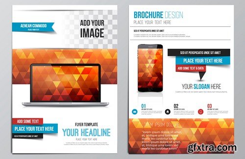Flyer and Brochure Design 3, 25xEPS
