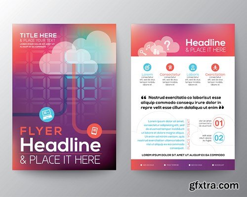 Flyer and Brochure Design 3, 25xEPS