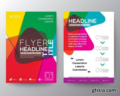 Flyer and Brochure Design 3, 25xEPS