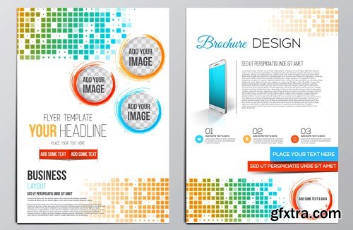 Flyer and Brochure Design 3, 25xEPS