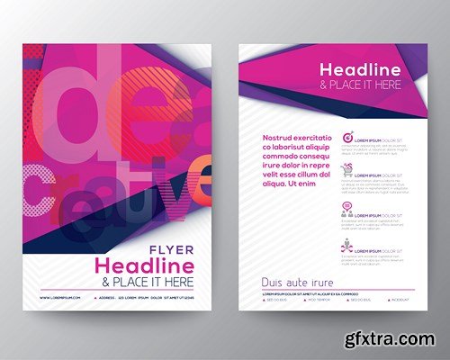 Flyer and Brochure Design 3, 25xEPS