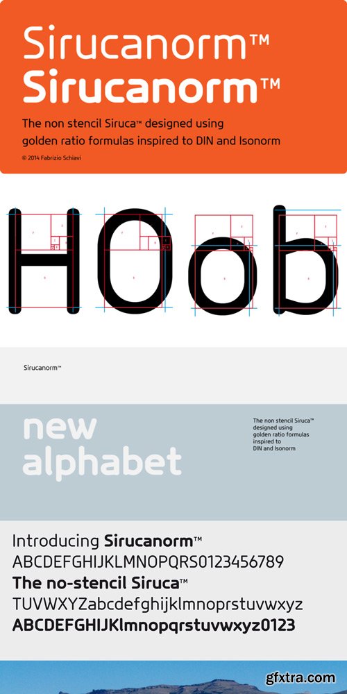 Sirucanorm Font Family $134