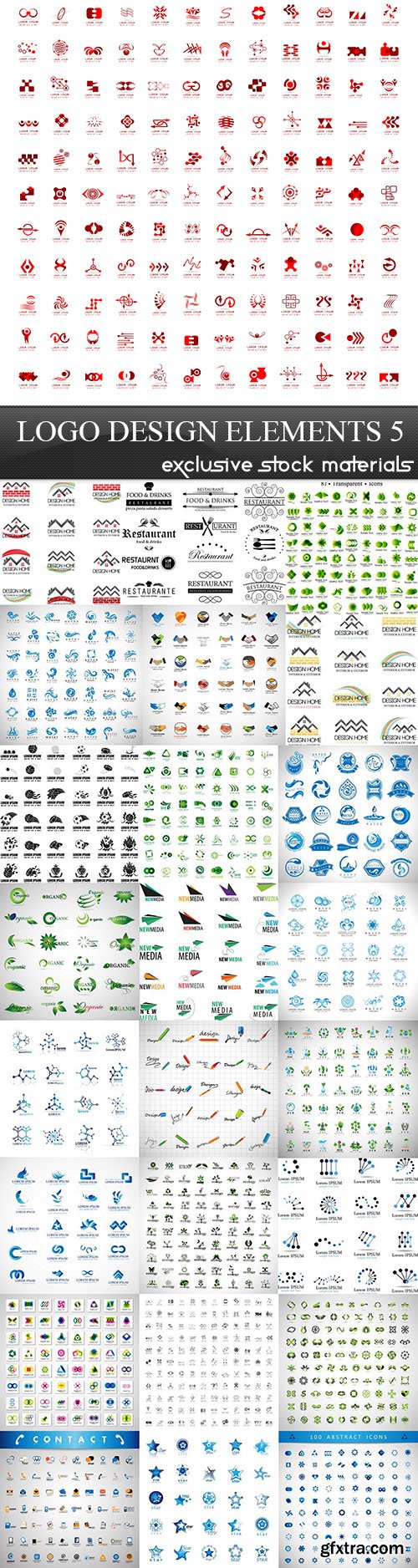 Logo Design Elements #5, 25xEPS Logo Design Elements #5, 25xEPS