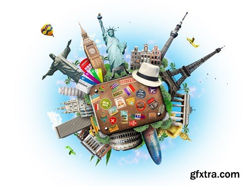 World of Travel, 25xUHQ JPEG