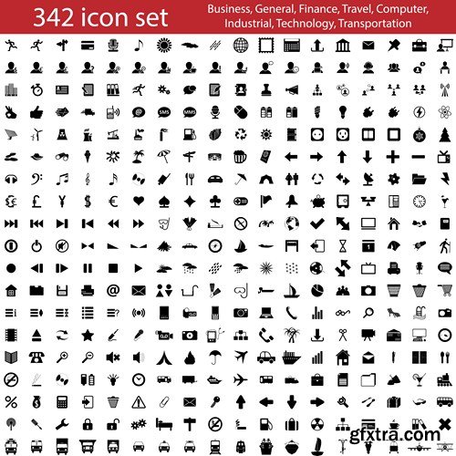 Icons MEGA Vector Collection 2, 25xEPS