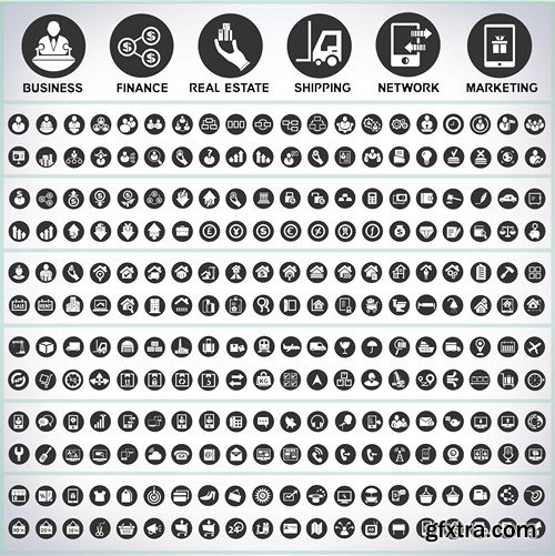 Icons MEGA Vector Collection 2, 25xEPS