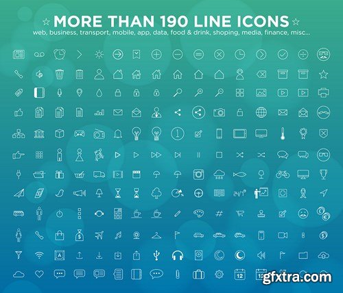 Icons MEGA Vector Collection 2, 25xEPS