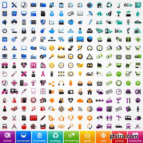 Icons MEGA Vector Collection 2, 25xEPS