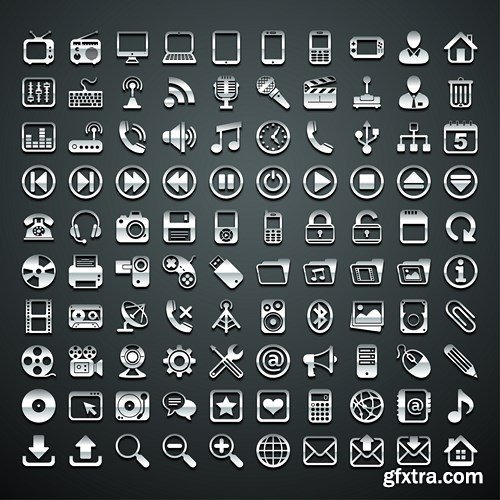 Icons MEGA Vector Collection 2, 25xEPS