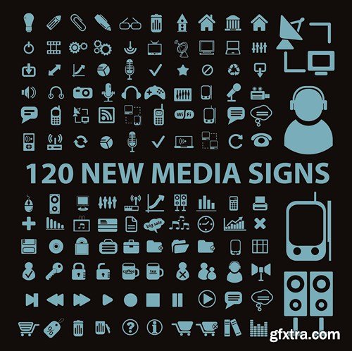 Icons MEGA Vector Collection 2, 25xEPS