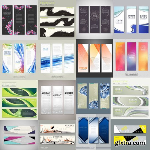 Abstract Banners Collection #12 - 25 Vectors