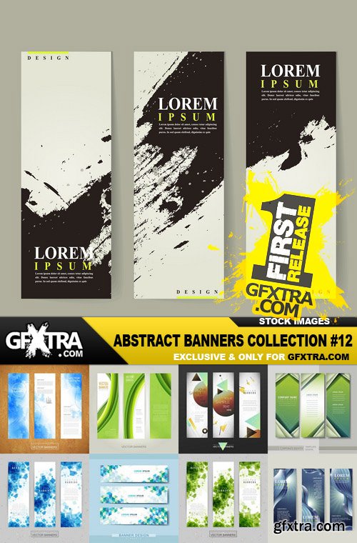 Abstract Banners Collection #12 - 25 Vectors