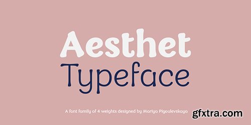 Aesthet Font Family - 4 Fonts $128 Aesthet Font Family - 4 Fonts $128