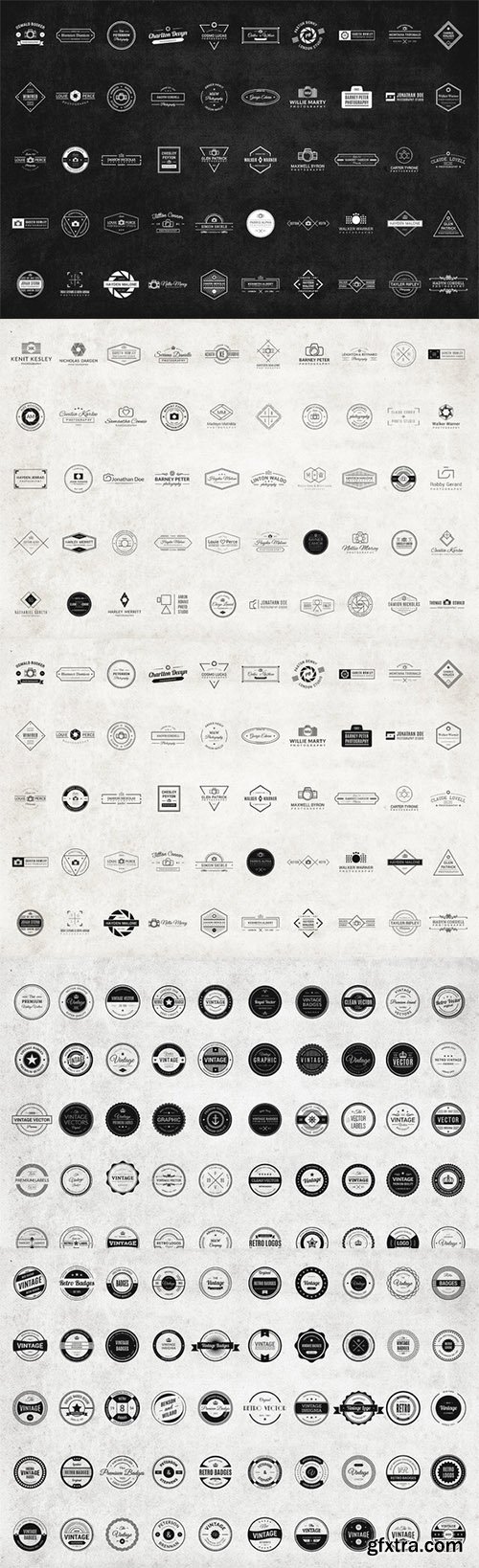 300 Logos &amp; Badges