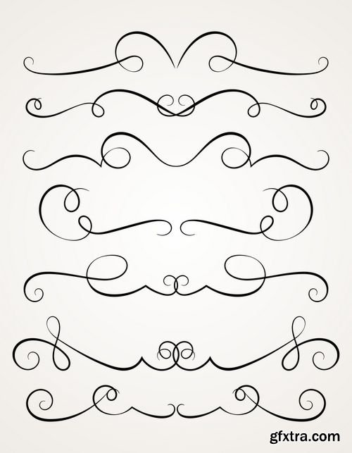 Vector - Calligraphic Decorative Elements