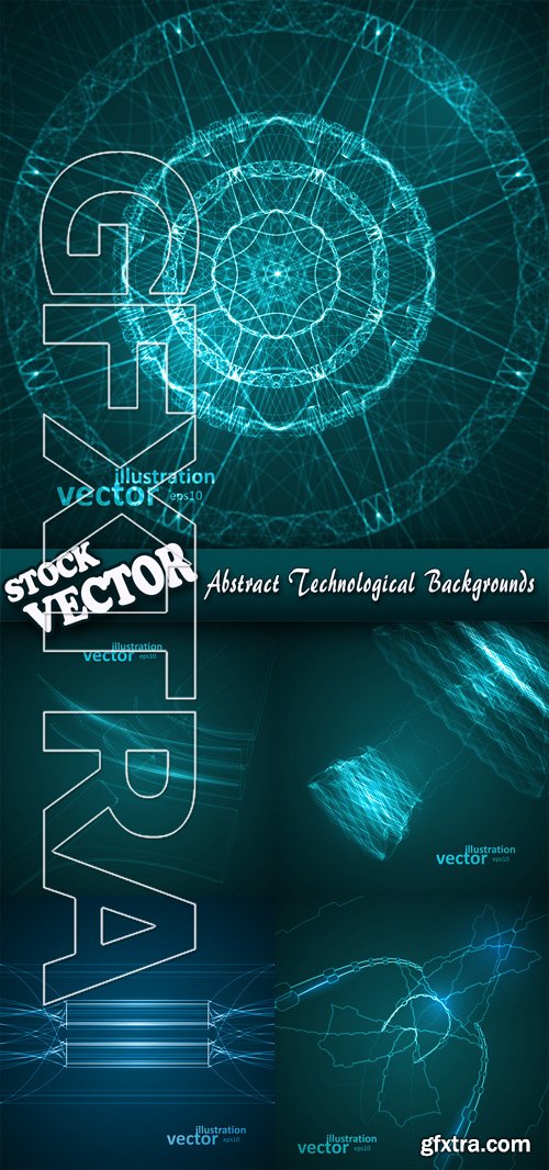 Stock Vector - Abstract Technological Backgrounds