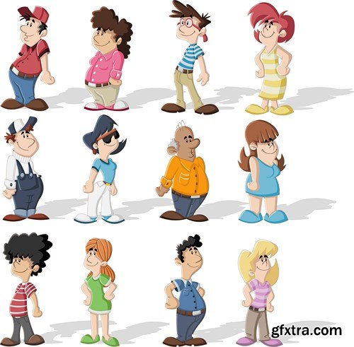People Vector Collection 3, 25xEPS