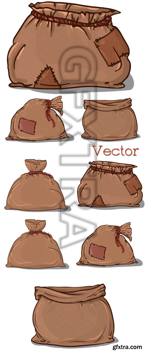 Sacks with a patch in  Vector