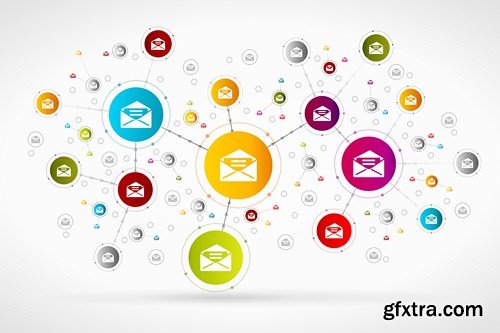 Social Concept - Vector Design Elements, 25xEPS