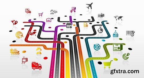 Social Concept - Vector Design Elements, 25xEPS