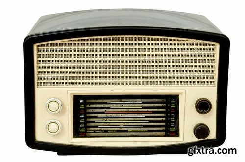 Collection of different vintage radios 25 HQ Jpeg