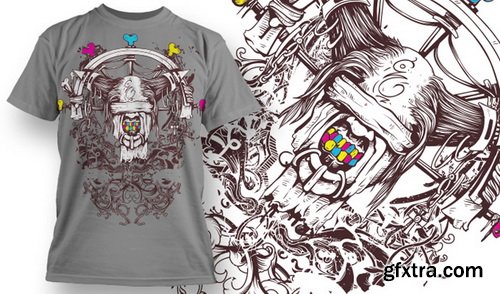 Designious - 50 Premium T-shirt Designs 50xEPS Designious - 50 Premium T-shirt Designs 50xEPS