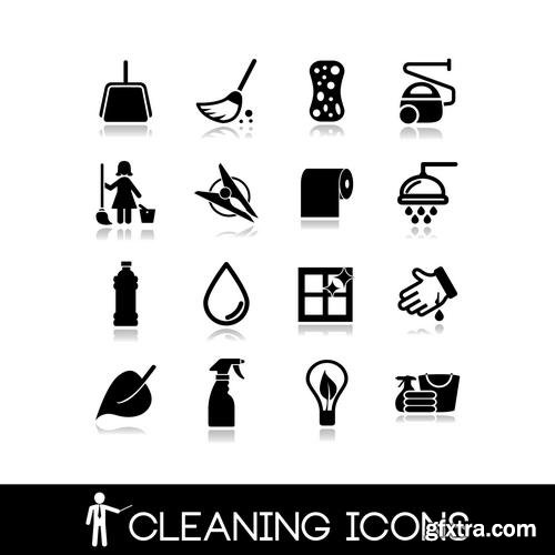 Vector - Cleaning Icons Set