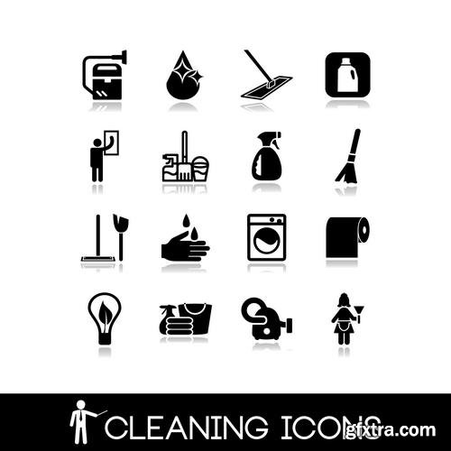 Vector - Cleaning Icons Set