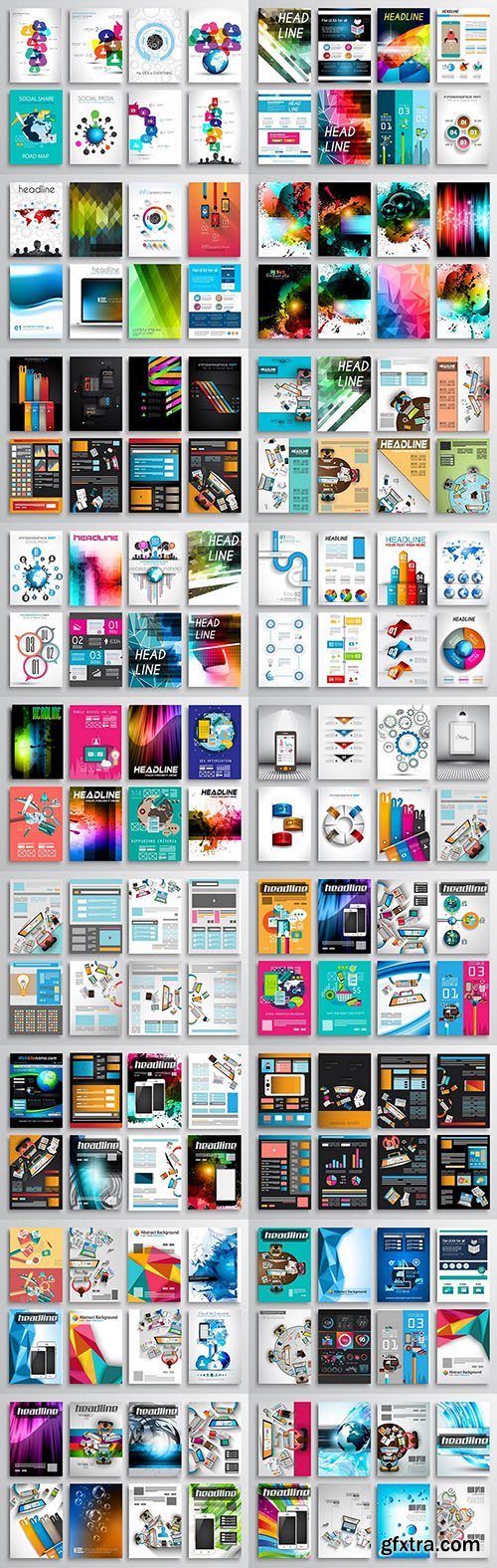 Flyer and Brochure Design 5, 25xEPS