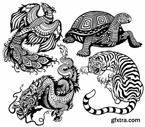 Tattoo element 7, 25 x EPS