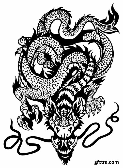 Tattoo element 7, 25 x EPS