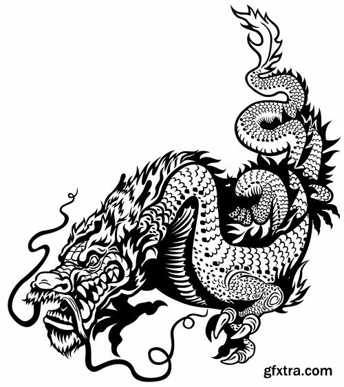 Tattoo element 7, 25 x EPS