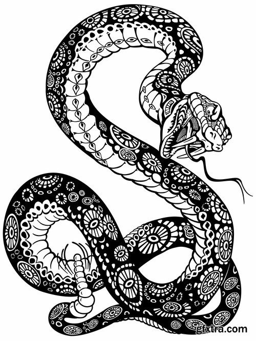 Tattoo element 7, 25 x EPS