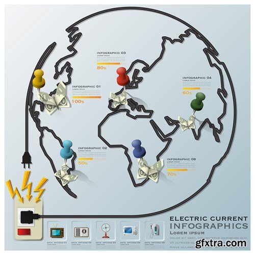 Infographics Elements 8, 25xEPS