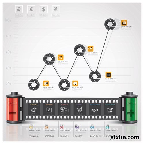 Infographics Elements 8, 25xEPS